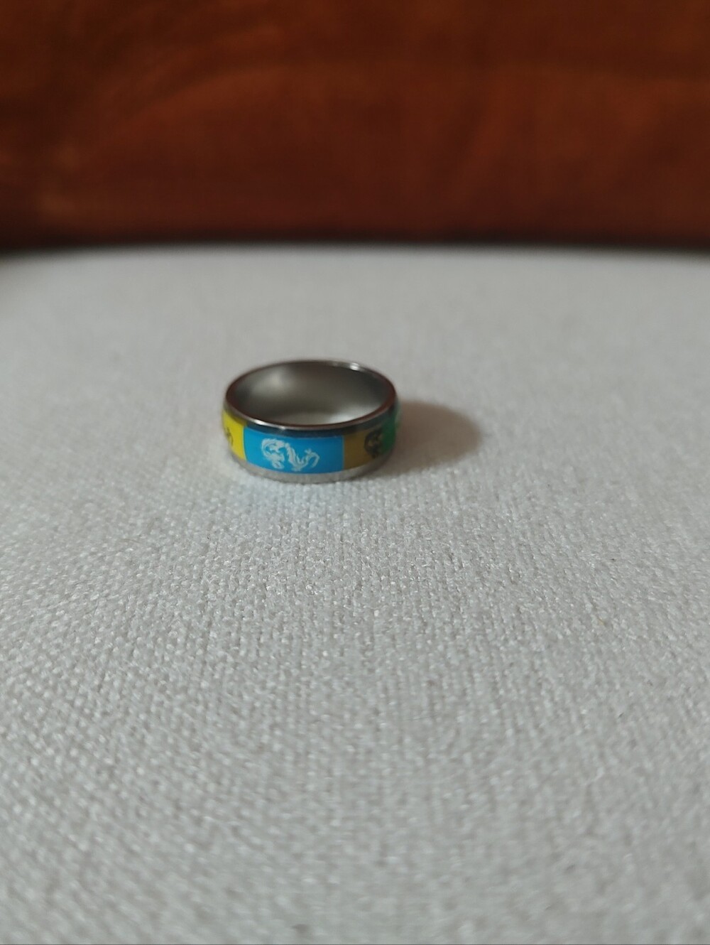 New Men's Stainless Steel Band Ring